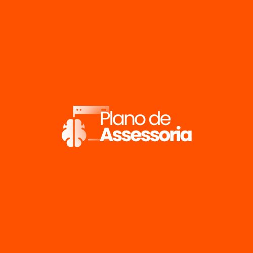 Imagem de fundo laranja com o título em branco "Plano de Assessoria".